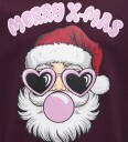 Kids Only Collegegenser - KogXmas - Vinsmaking/Santa HoHo - Kids Only - 5-6 år (110-116) - Collegegenser Bordeaux Hvit Rosa Rød Svart