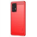 Samsung Galaxy A53 5G Mofi Carbon Fiber TPU-deksel Rød