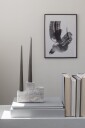 Mette Ditmer Step Trio Lysestake i Lys Travertin med Originaldesign 2024