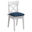  Seteputer 2 pcs Blå 40 x 40 x 6 cm stoff