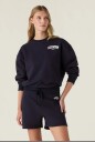 Lexington Clothing Logo Jersey Shorts   Navy   M