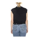 Levi's Jeansvest Collarless Shrunken 90s Svart