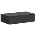 vidaXL Lagerboks med gjennomsiktig toppvindu Antrasitt 70 x 40 x 18 cm