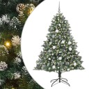  Kunstig juletre grønn 126 x 126 x 180 cm PVC og plast og stål