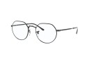 Ray-Ban briller Jack Svart Medium Hel ramme i Metall Rund