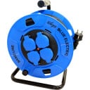 Blue Electric Kabeltrommel med Schuko-plugg, 25 m