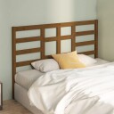 vidaXL Sengegavl honningbrun 141x4x104 cm heltre furu
