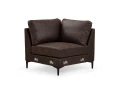 Svanabyn Sofa m. Divan og Sjeselong 4 seter   Mørkebrun