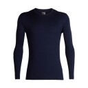Icebreaker Men's 200 Oasis Long Sleeve Crewe XXL, Midnight Navy