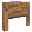  Hodegavl med hylle Gamle tre 120 x 15 x 103,5 cm Konstruert tre