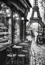 Street Cafe in Paris Plakat Plakat / 100x150cm