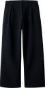 LMTD Nlfluis Nw Pleat Wide Pant Noos   Black   176
