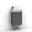 Svedbergs Bloc Servantskap Slim D25 med 1 dør Grå / 25cm SV-545221