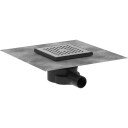 Hansgrohe Raindrain Point Komplett Sluk 150 mm Børstet Rustfritt Stål