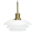 Dyberg Larsen DL20 takpendel - Messing/Opal glass