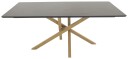 Venture Design Piazza spisebord Svart 180 x 90 cm Svart