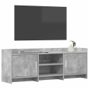  TV skap 130 x 33 x 47 cm Betonggrå Konstruert tre