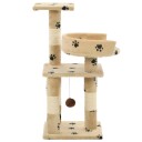 Vidaxl Kloretre Med Klorestenger I Sisal 65 cm Poteavtrykk Beige