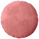vidaXL Putetrekk 2 pcs HEERLEN Rosa Ø 50 cm Fløyel