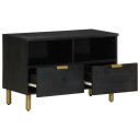  TV benk svart 70x33x46 cm konstruert tre