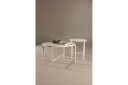 Sofabordsett VIND Sandhamn 2 stk Runde 70 cm/40 cm Beige -