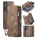 Samsung Galaxy A55 Caseme 008 2-i-1 Multifunksjonell Lommebok-deksel Brun