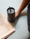 Stelton - To Go Sip termokopp med sugerør 40 cl soft svart