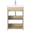  Baderomsinnredningssett Sonoma eik 61 x 40 x 84,5 cm