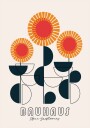 Bauhaus   Three Sunflowers Plakat Plakat / 30x40cm