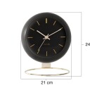 Karlsson Globe Bordklokke KA5832BK - Unisex - 21 cm - Kvarts urverk