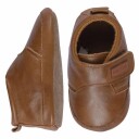 Melton skinn tøfler cognac 26/27