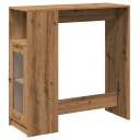  Barbord med stativer artisan eik 101x40x103,5 cm konstruert tre 8721158386601