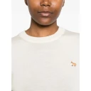 Maison Kitsuné Dame Strikkevarer Beige S,