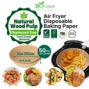 Sanz World BIOGREEN Airfryerpapir ø20cm 50stk