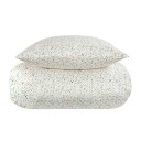 Borg Living Junior sengetøy 100x140 cm 100% Bomullssateng Marble Hvit