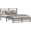  Sengeramme uten madrass sonoma eik 137x190 cm konstruert tre 4106961
