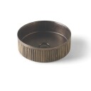 Bathco Wadi Rund Porselens Rustik Rød KO-00466