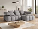 Levvi 3 seters boblete sovesofa med divan høyre   Coralline 03