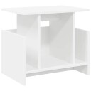  TV benk Hvit 50 x 35 x 45 cm Konstruert tre