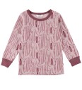 Joha Genser Ull/Bomull Rosa m. Sebra Joha 150 Genser