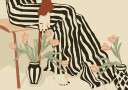 Tulips By My Feet Poster Plakat / 50x70cm