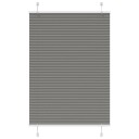  plisségardin antrasitt 90x100 cm Stoff Bredde 89,4 Polyester
