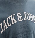 Jack & Jones Junior   T skjorte Jjedenver Logo Tee Ss O Neck Sn Jnr   Grå