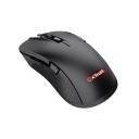 Trust GXT923 YBAR trådløs gamingmus med 7200 DPI og RGB LED-lys - Sort
