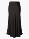 Selected Femme Lena High Waist Midi Skirt Sort 36