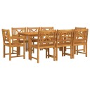  Hagemøbler 2 stk 56x56x90 cm Massivt Akasietre