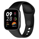 Silikonarmbånd for Xiaomi Redmi Watch 3 Svart