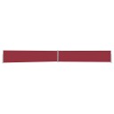 vidaXL Uttrekkbar sidemarkise 140x1200 cm rød