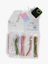 Fippla DIY-sett Blomsterbukett med Piperensere 18 Deler Rosa