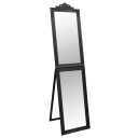 vidaXL Frittstående speil svart 40x160 cm